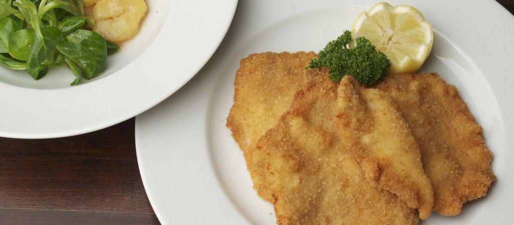 Wiener Schnitzel Mit Kartoffelsalat Ceres Soft Pflanzenfett 100 Kokosfett